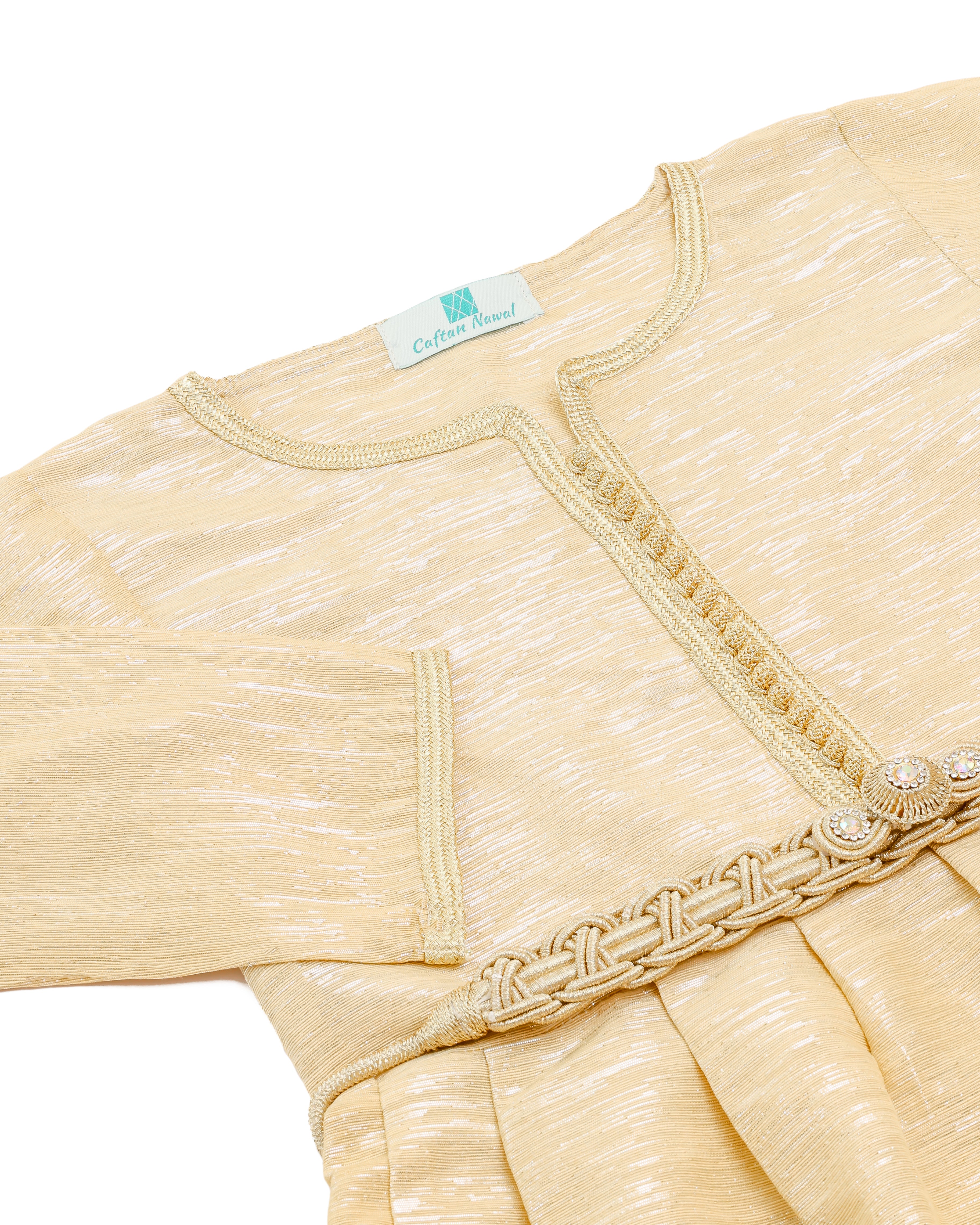 Caftan - Beige pour fille Thumbnail 3