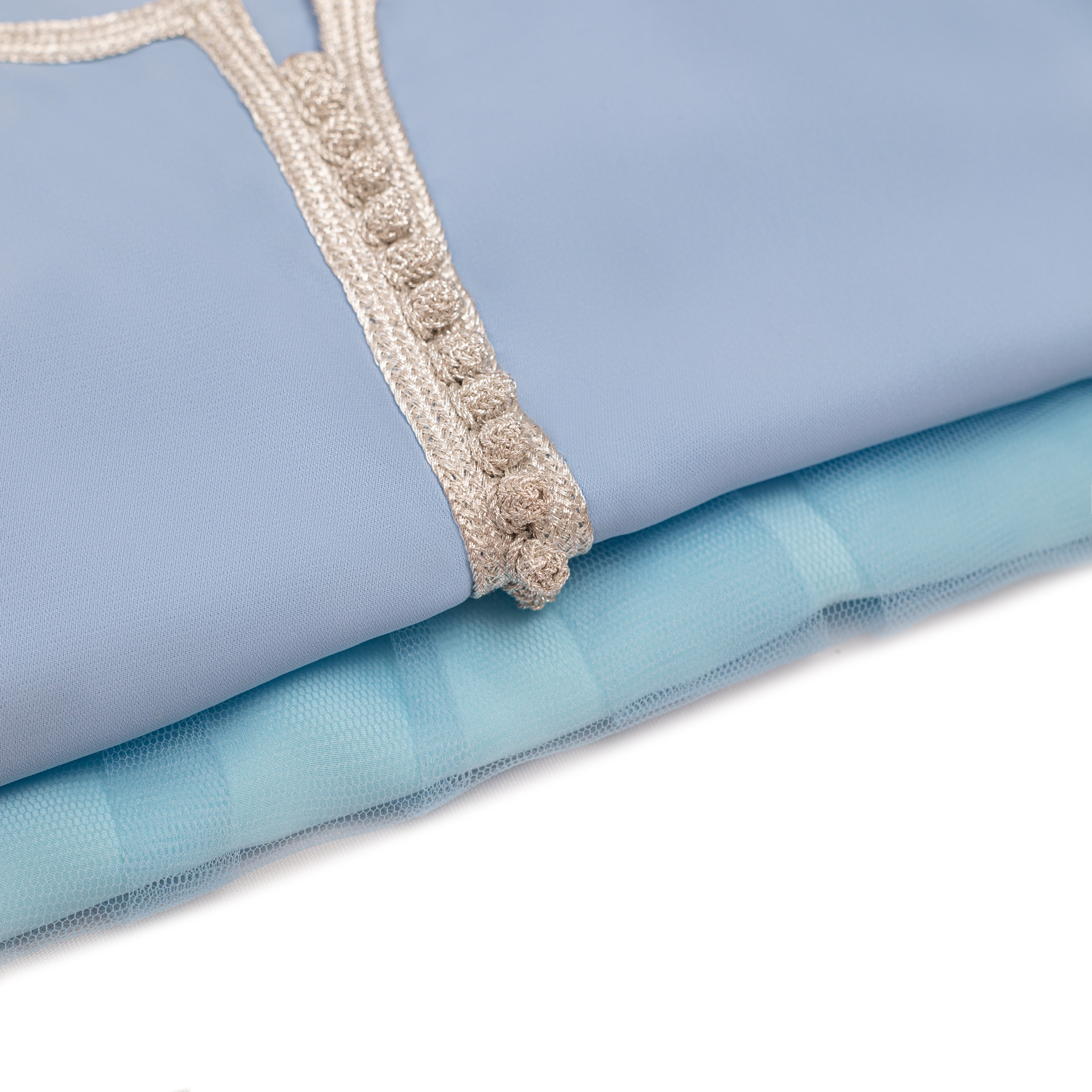 Caftan - Bleu aqua pour fille Thumbnail 5