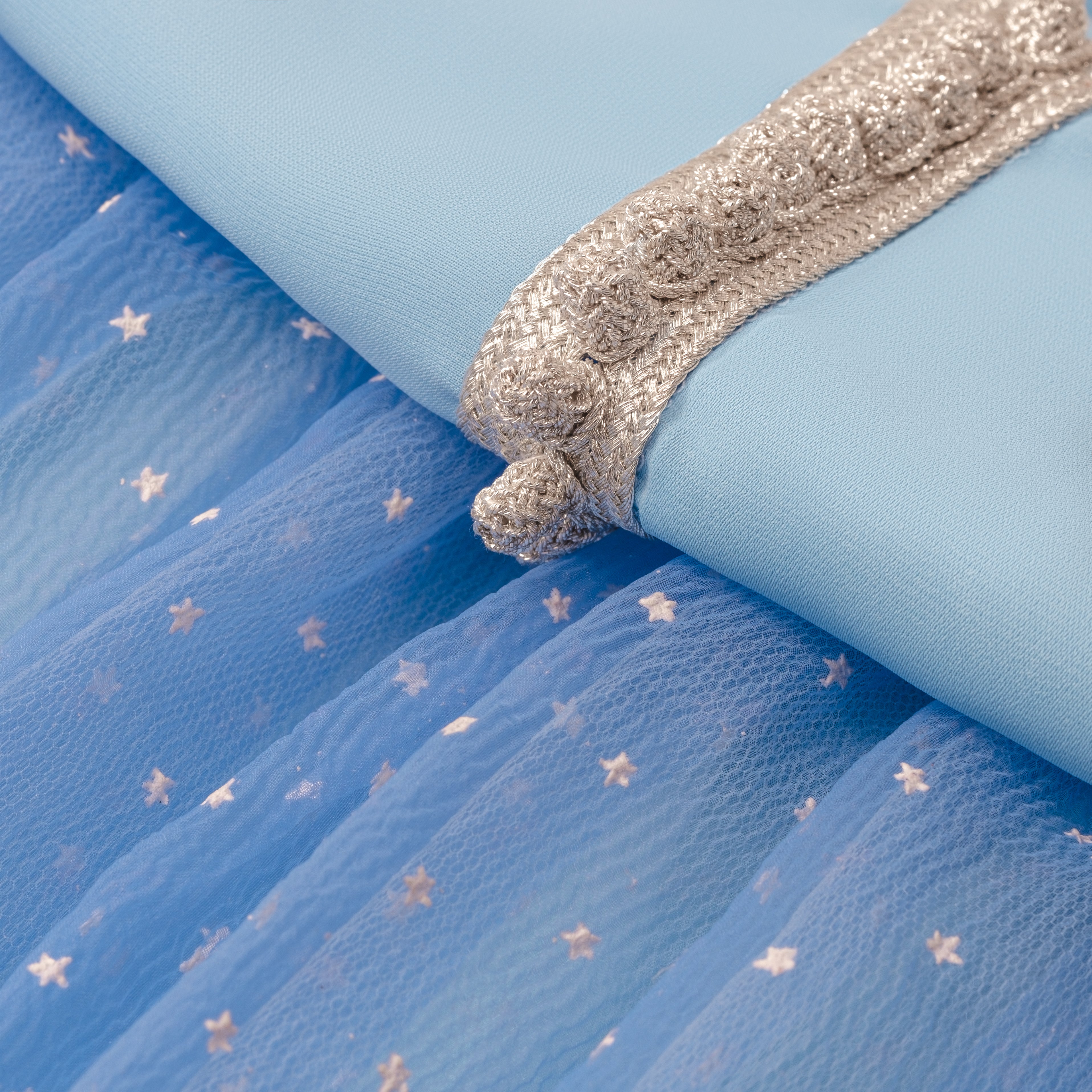 Caftan - Bleu étoile pour fille Thumbnail 4