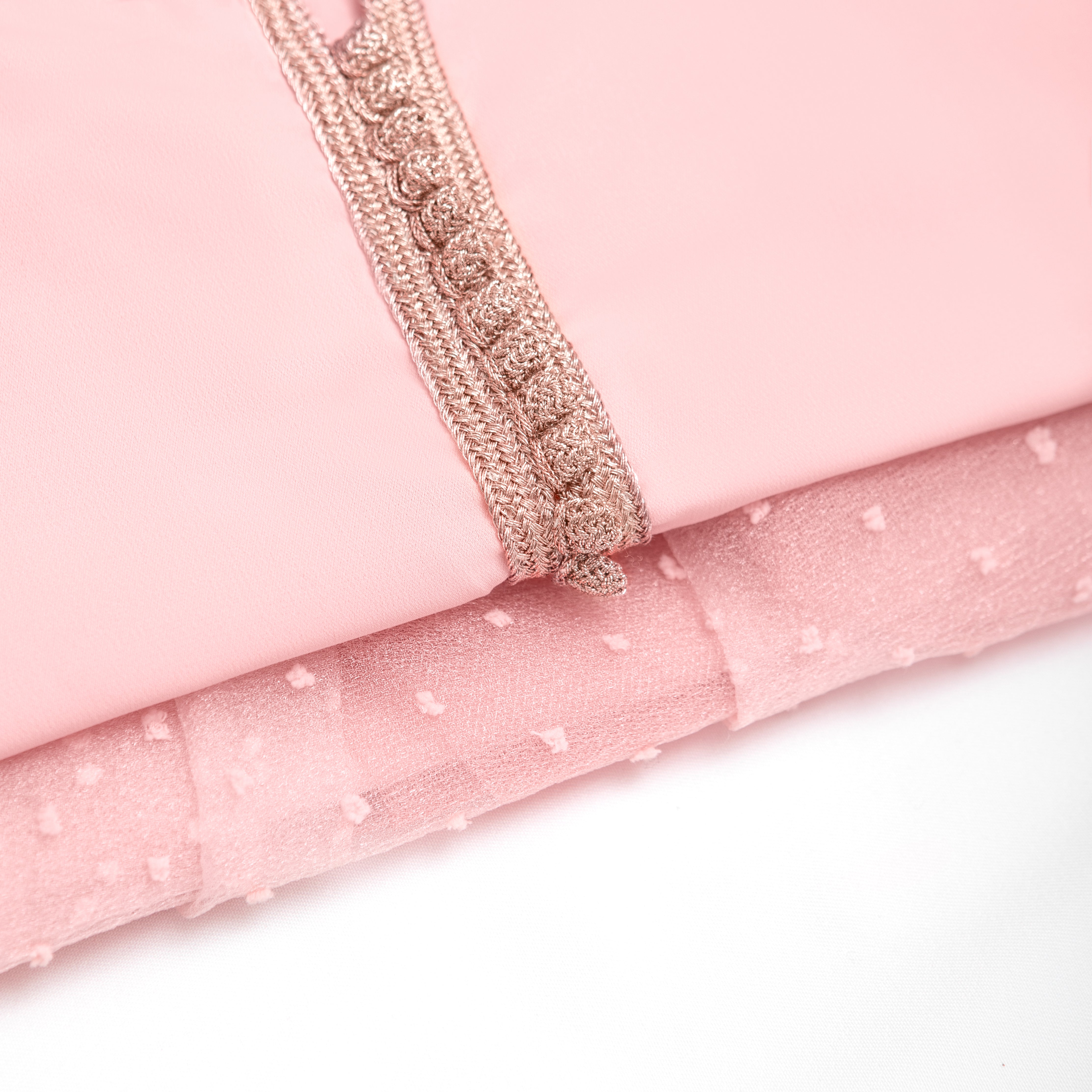 Caftan - Rose à pois pour fille Thumbnail 4