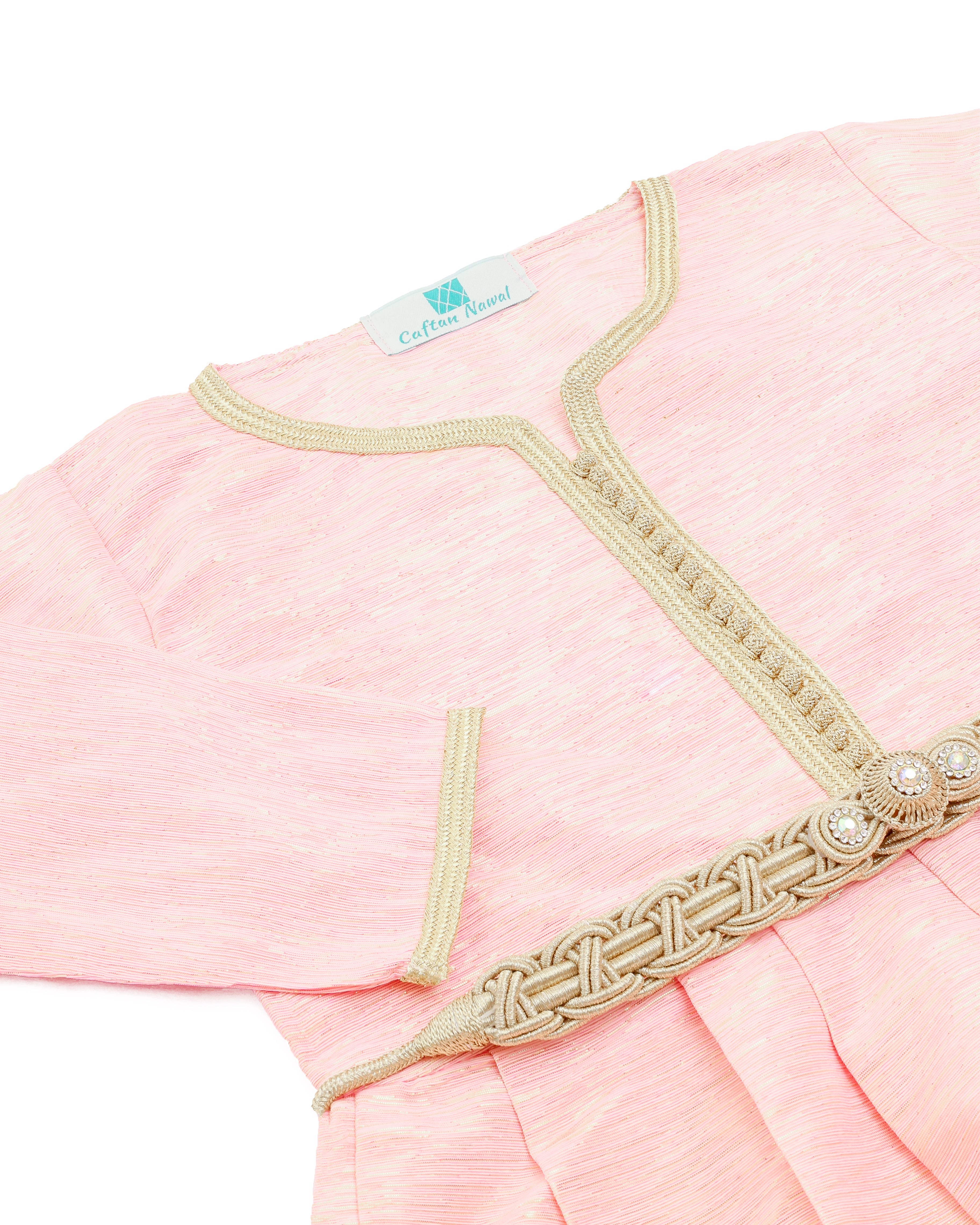 Caftan - Rose pour fille Thumbnail 3