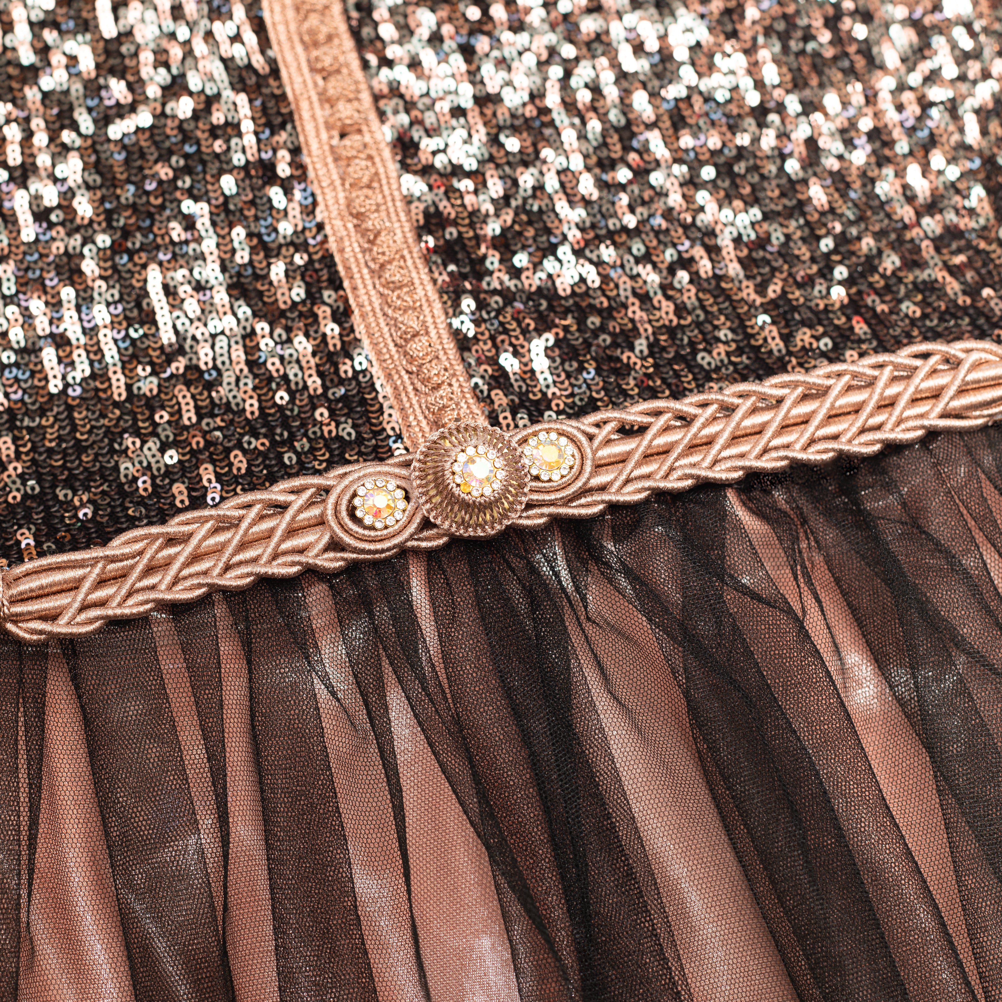 Caftan - Saumon Eclat pour fille Thumbnail 3