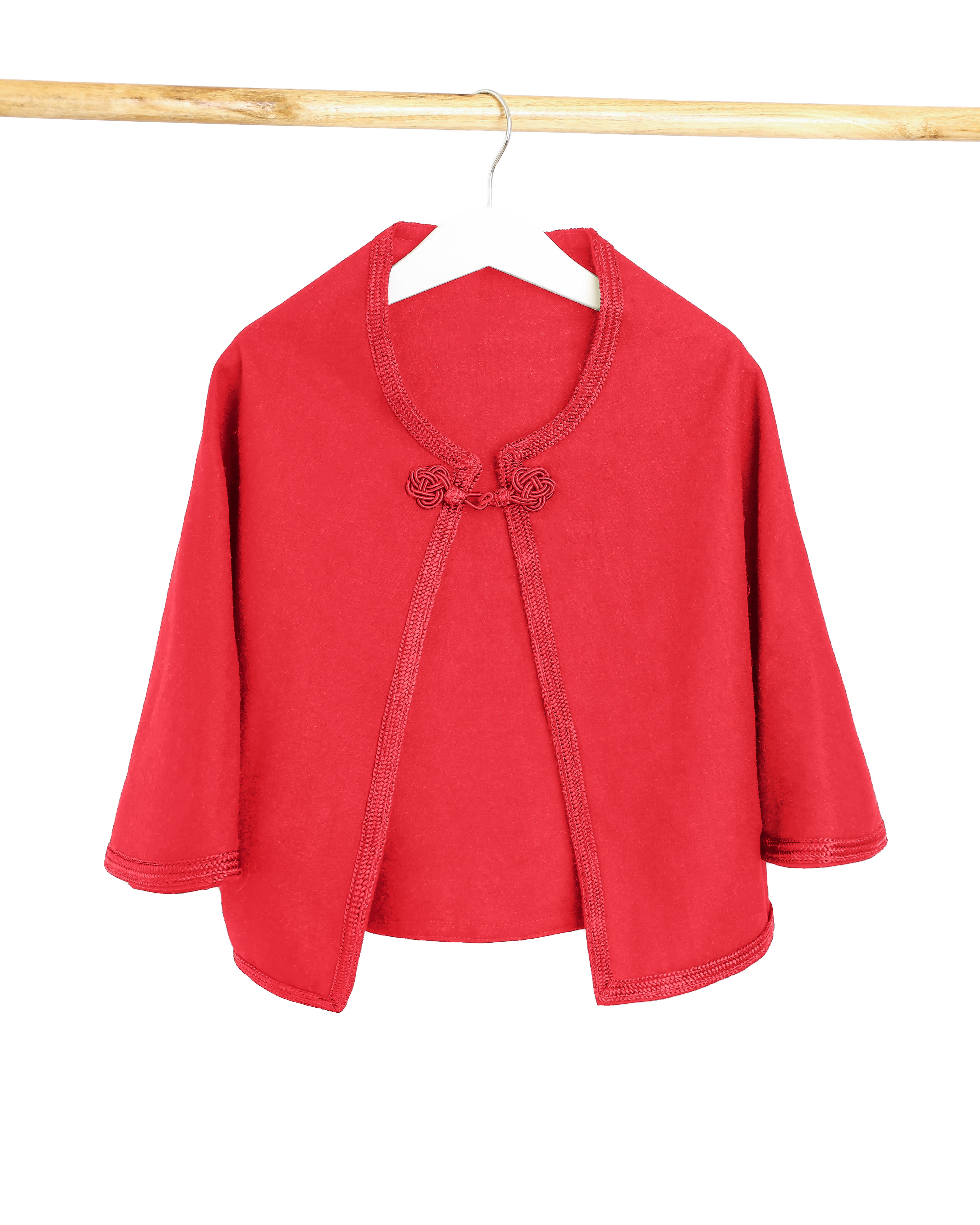 Cape - Rouge pour fille — Haute Couture Marocaine Orabeldi