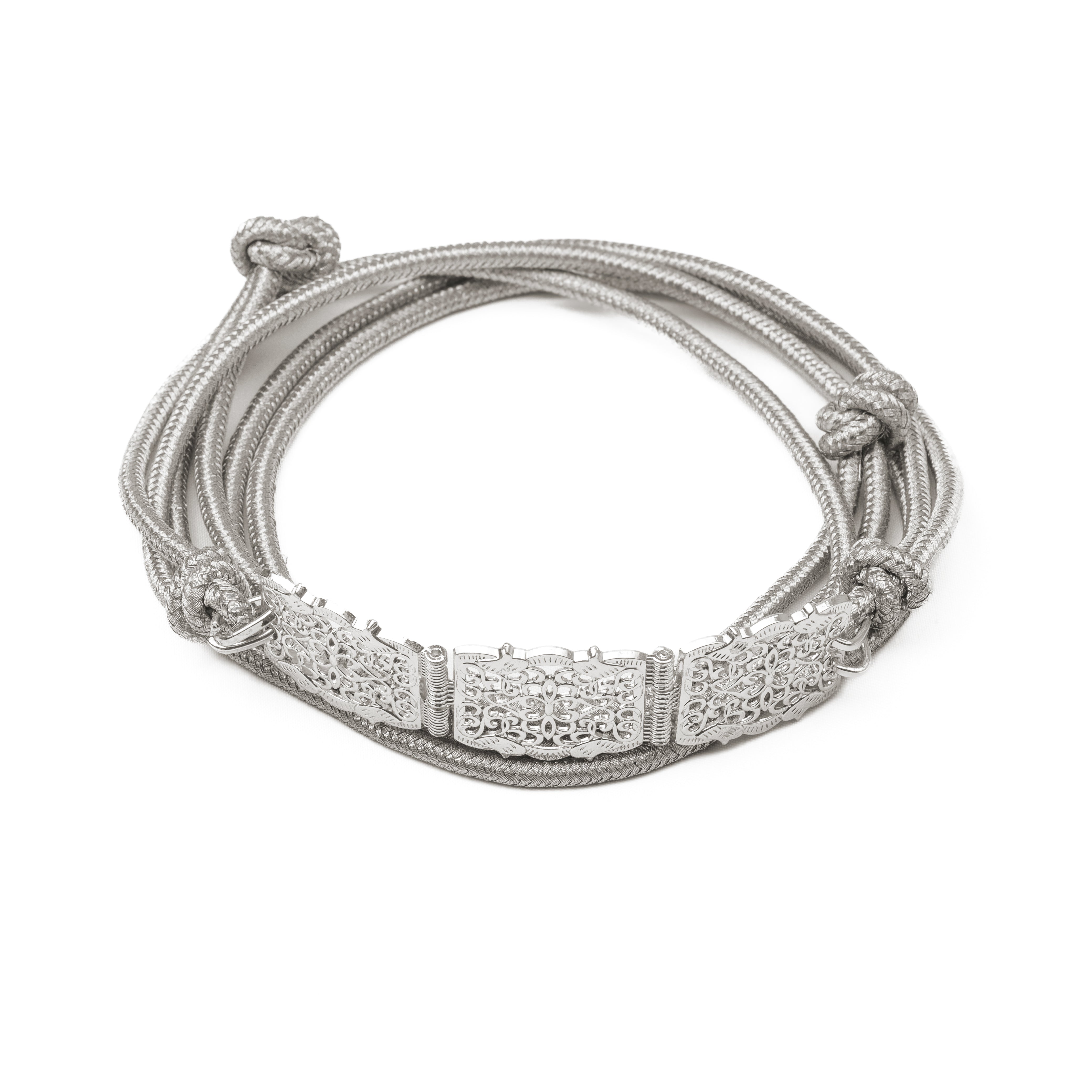 Ceinture - Mdamma Argentée — Haute Couture Marocaine Orabeldi