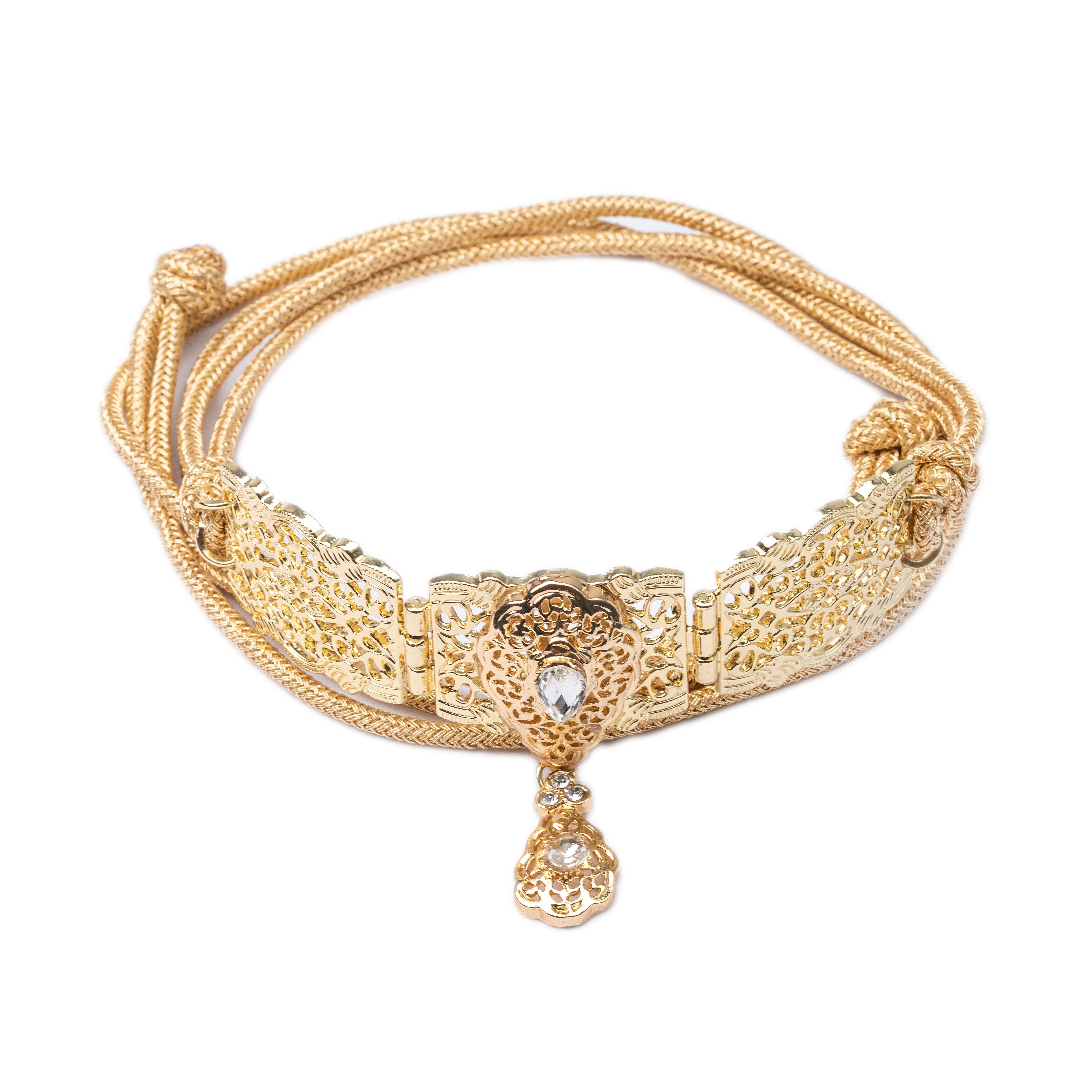 Ceinture - Mdamma Majestique Dorée — Haute Couture Marocaine Orabeldi
