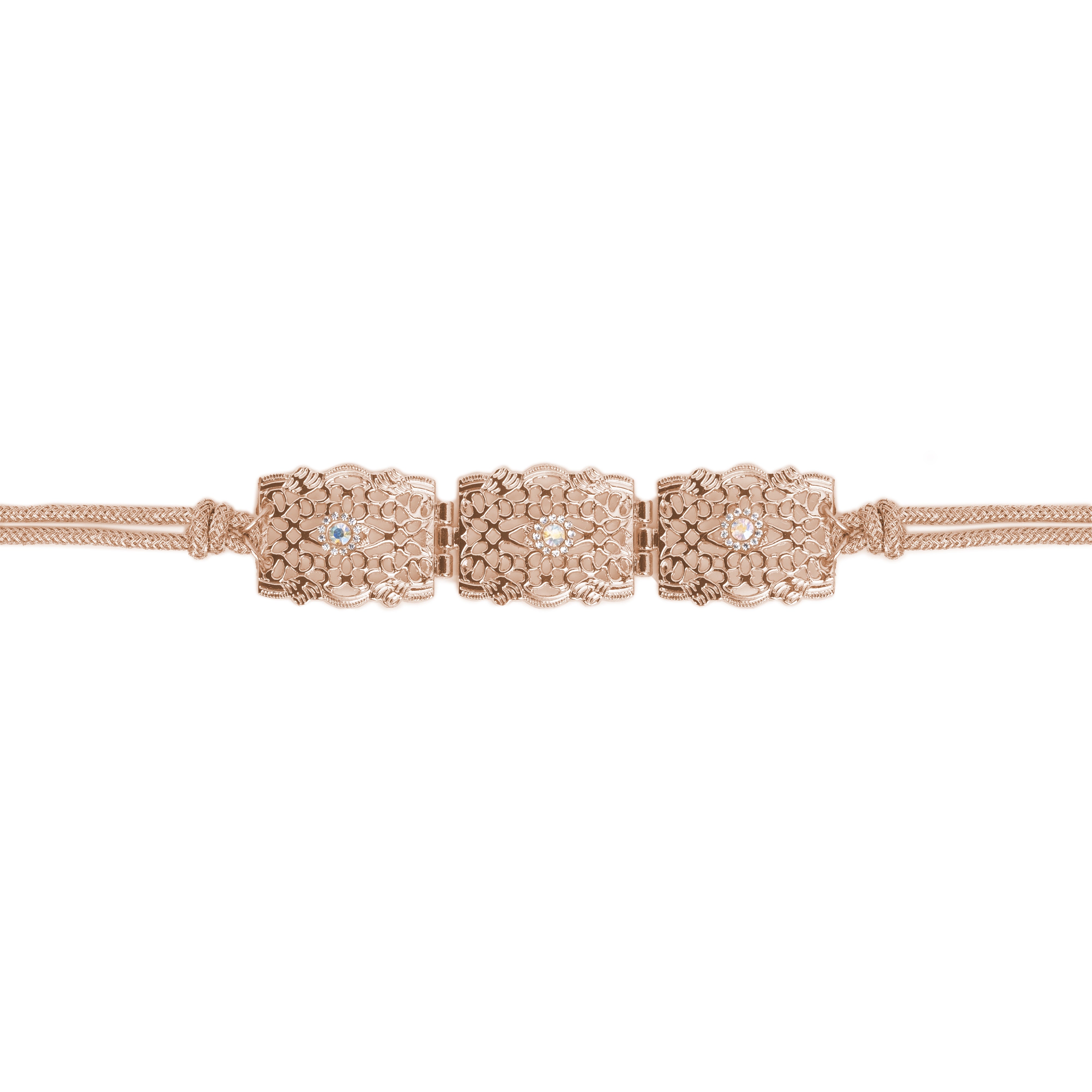 Ceinture - Mdamma Strass Bronzée Thumbnail 2