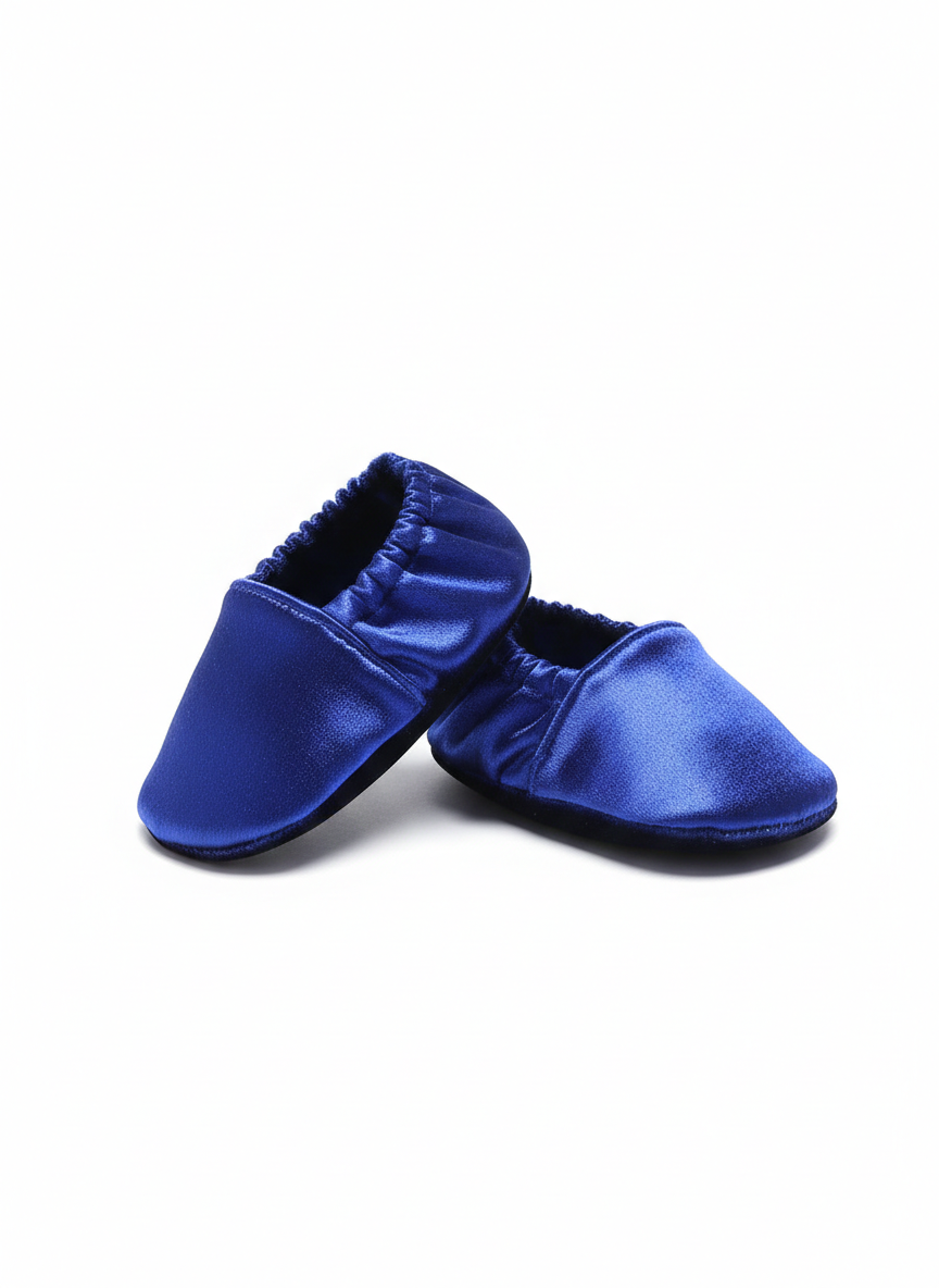 Chaussons Bébé - Bleu Royal Thumbnail 3