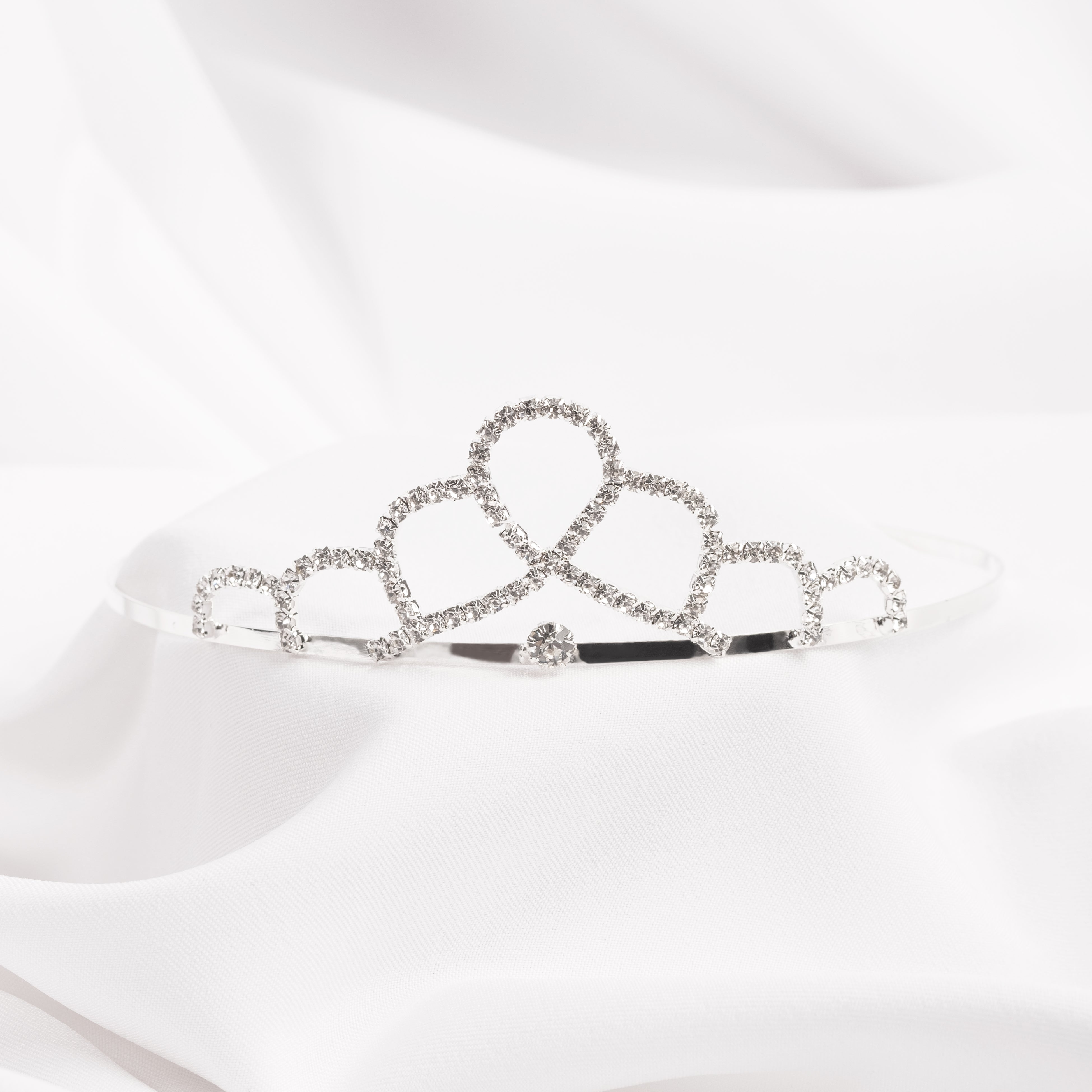 Couronne - Diamantine Argentée — Haute Couture Marocaine Orabeldi