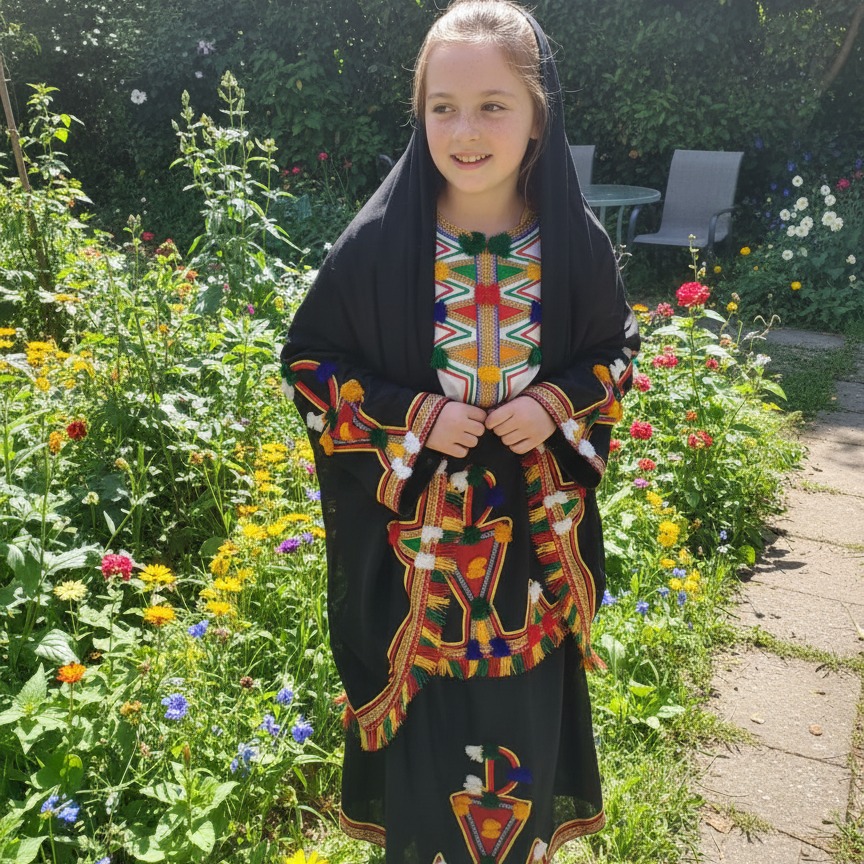 Lebas Traditionnel Amazigh pour fille Thumbnail 4