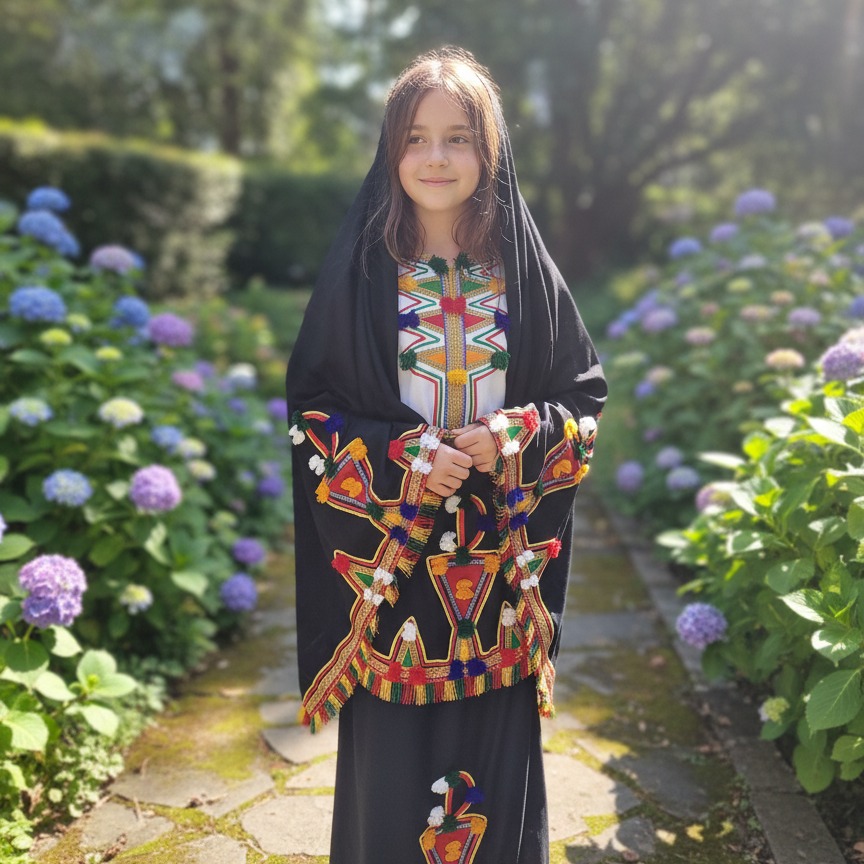 Lebas Traditionnel Amazigh pour fille Thumbnail 6