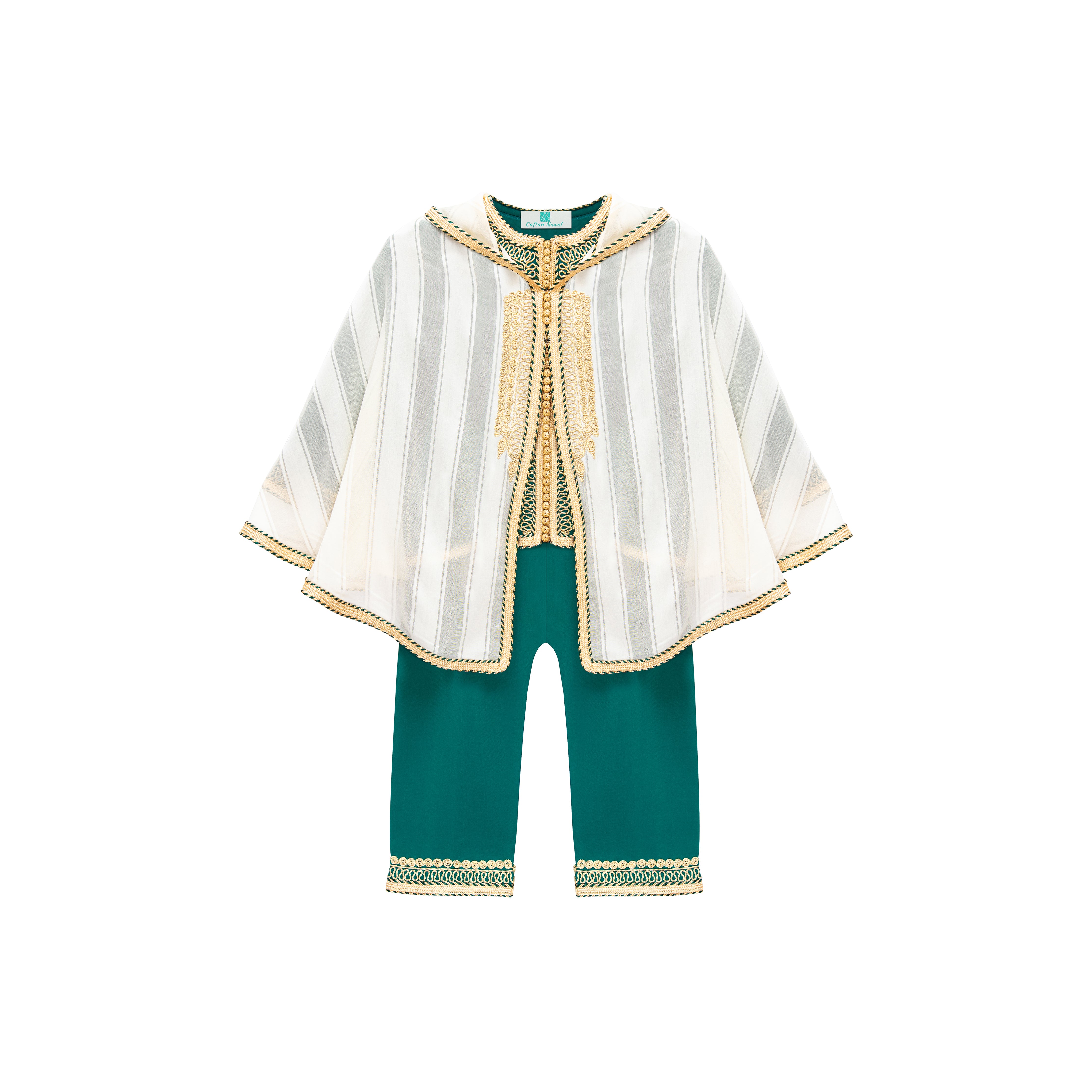 Jabador - Viride pour enfant — Haute Couture Marocaine Orabeldi
