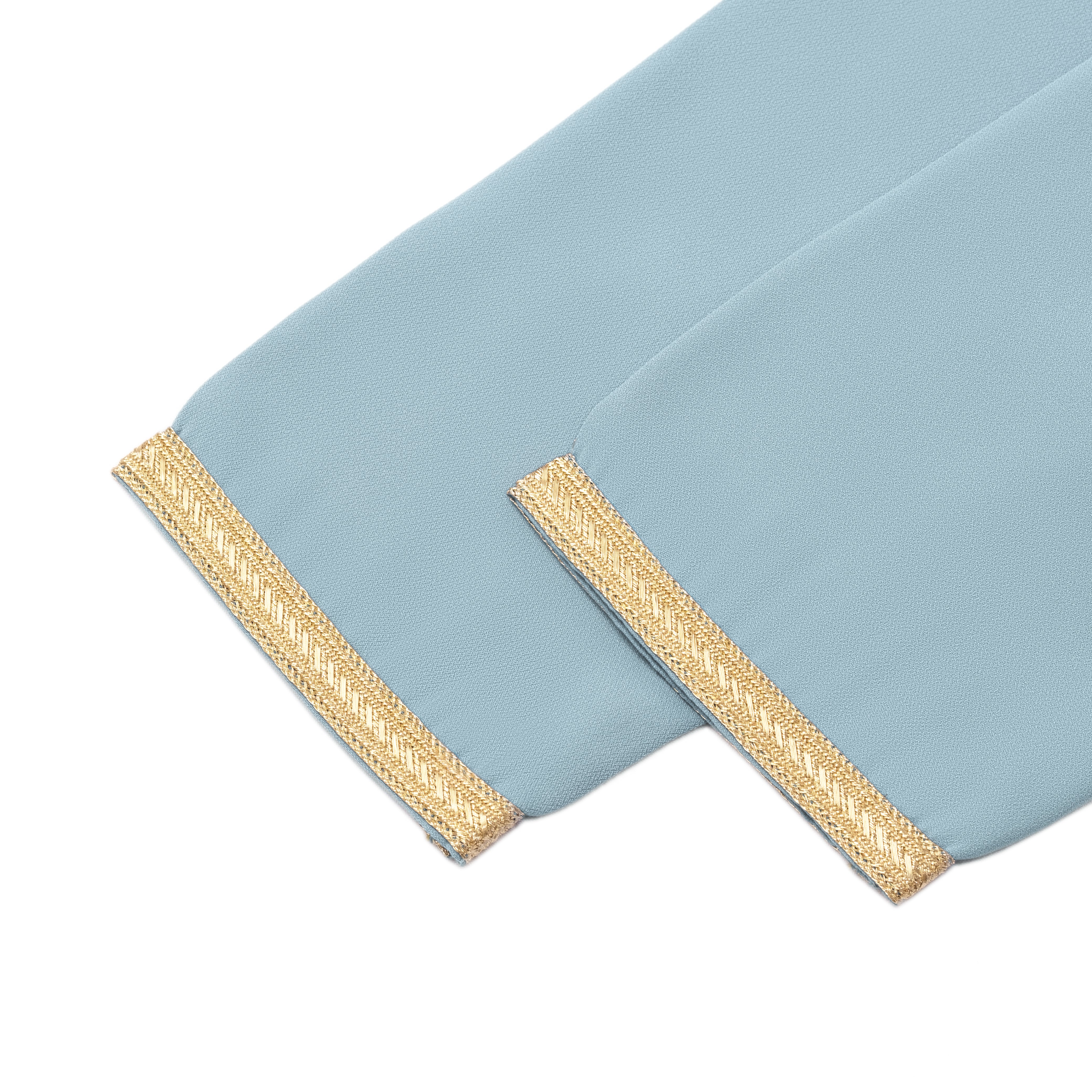 Jellaba Bleu ciel pour fille Thumbnail 5