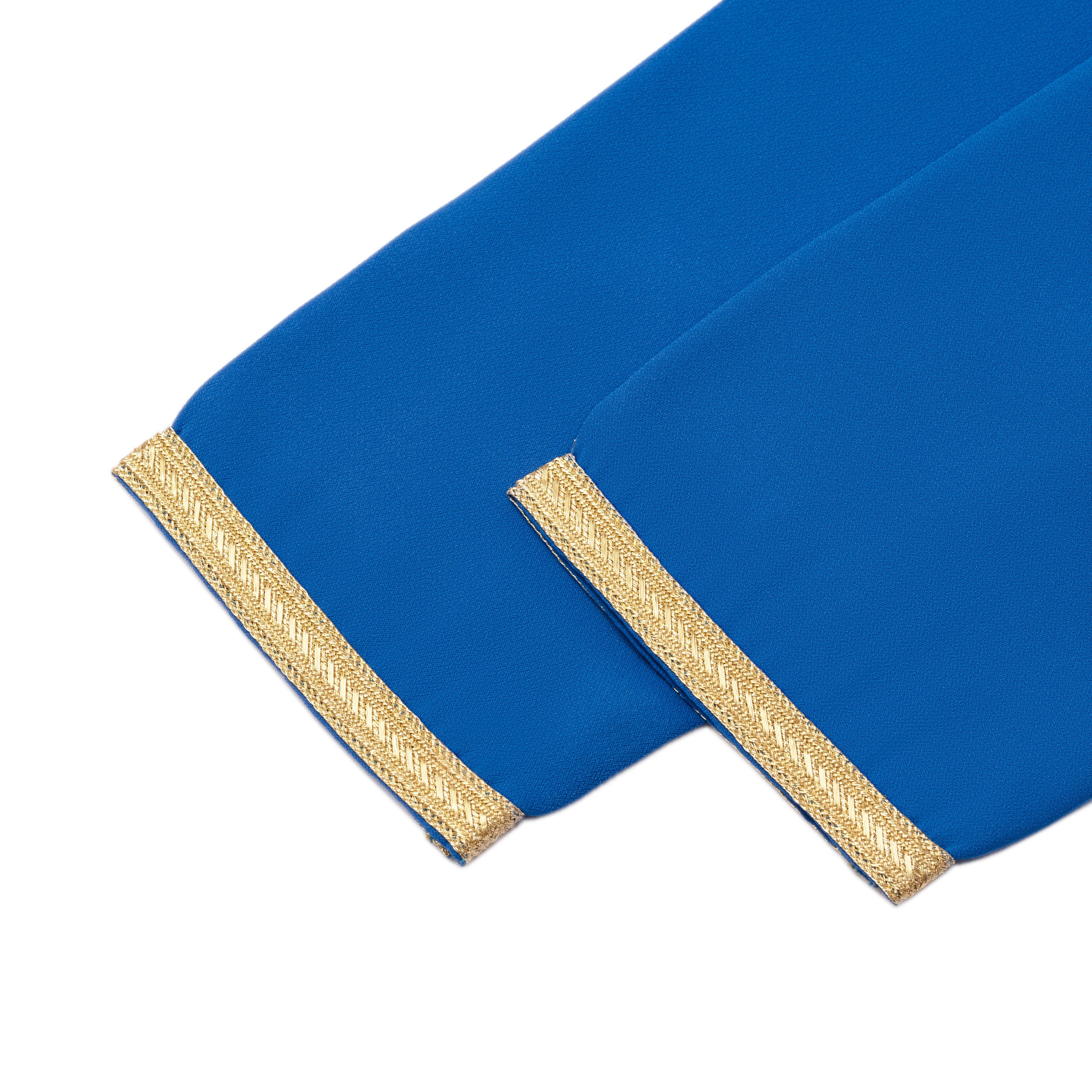 Jellaba bleu électrique pour fille Thumbnail 5