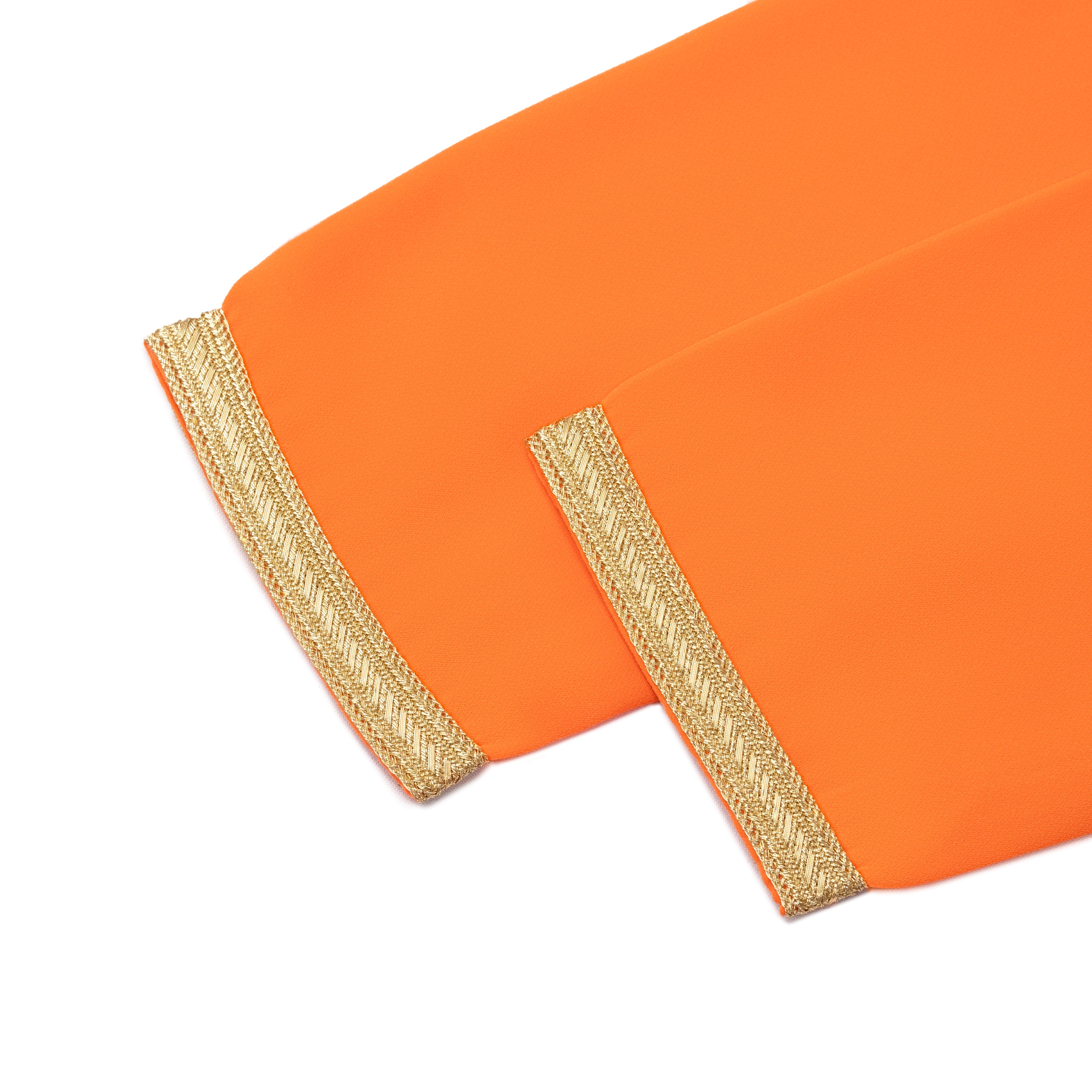 Jellaba Orange mango pour fille Thumbnail 5