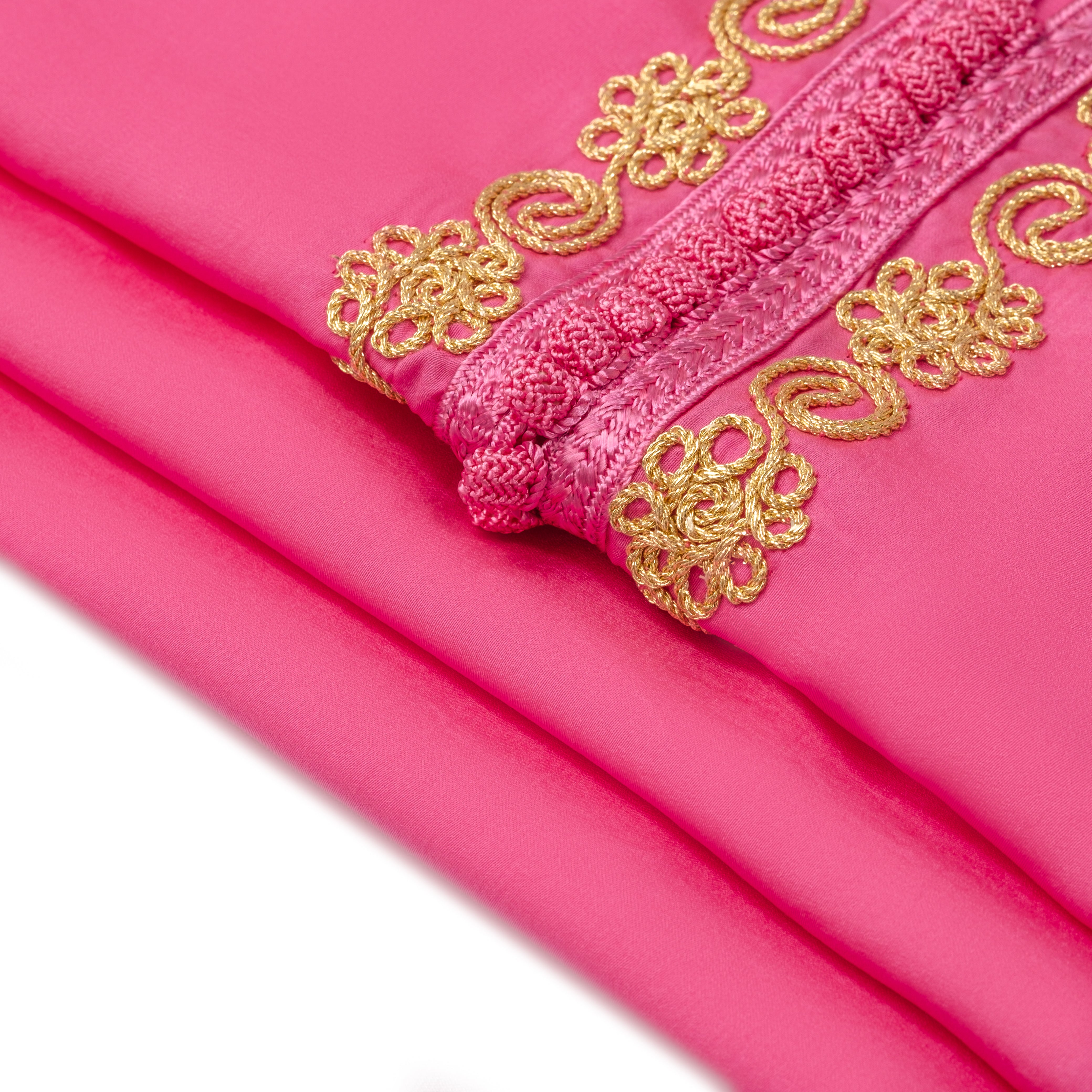 Jellaba Rose pour fille Thumbnail 4