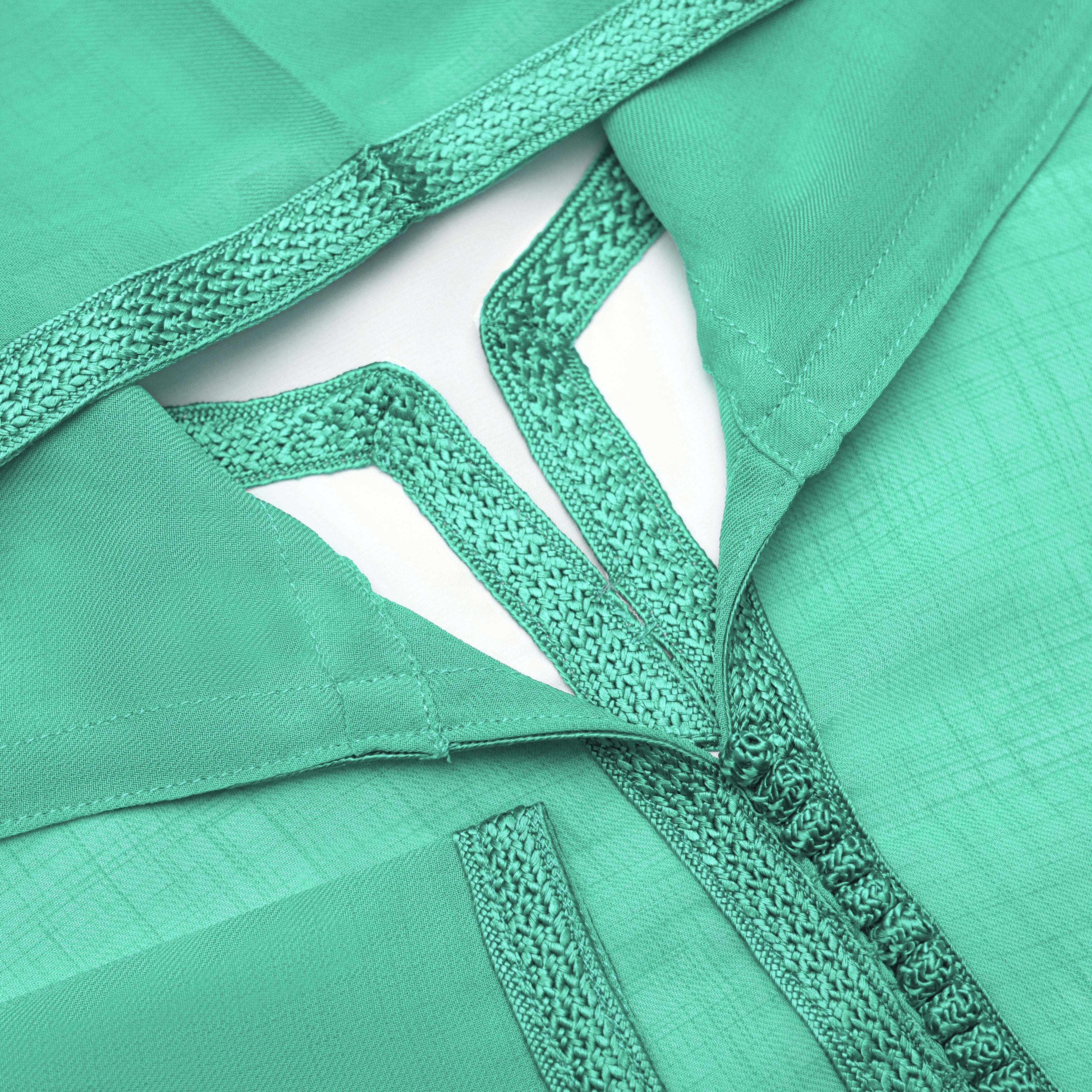 Jellaba Turquoise pour fille Thumbnail 3