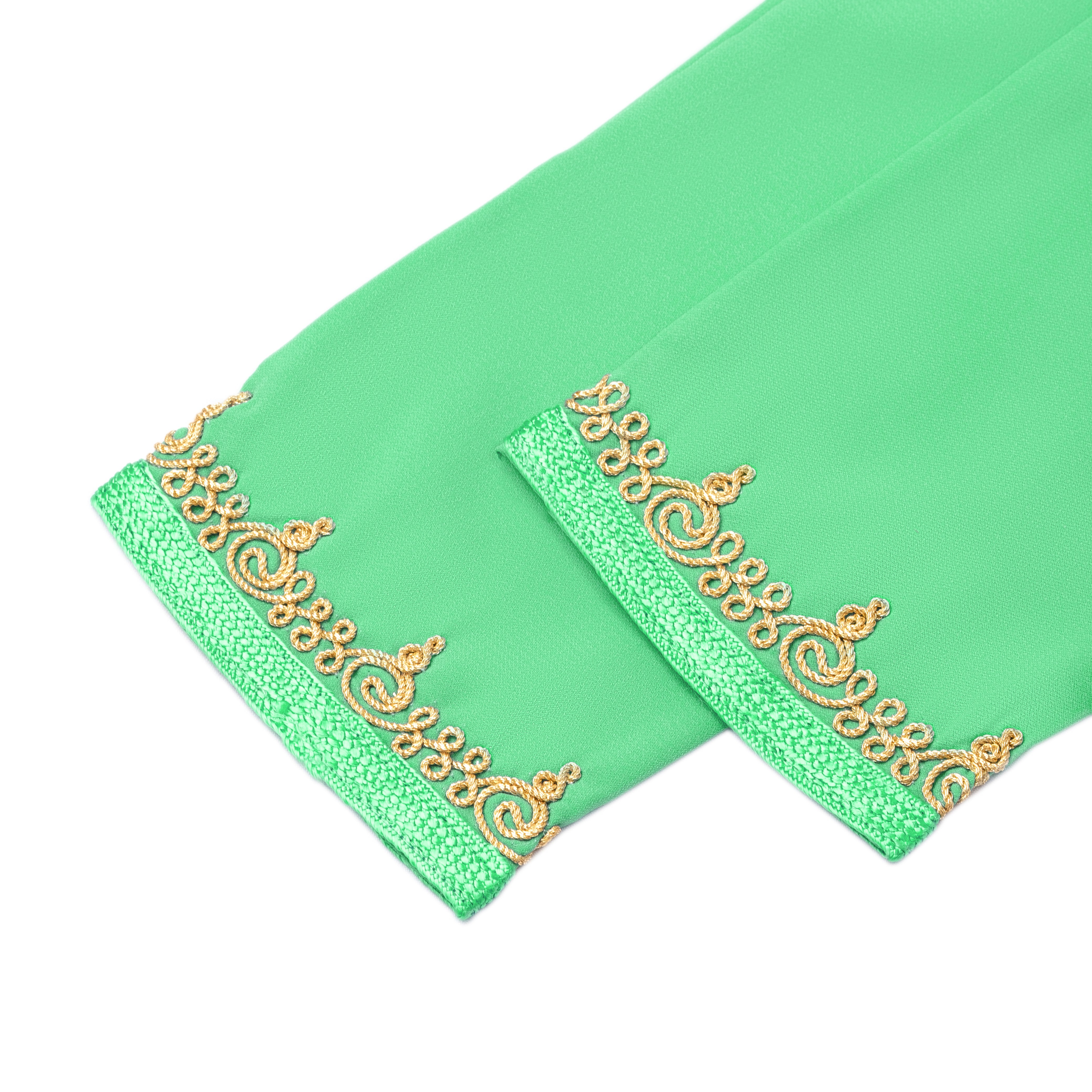 Jellaba Vert Paris pour fille Thumbnail 5